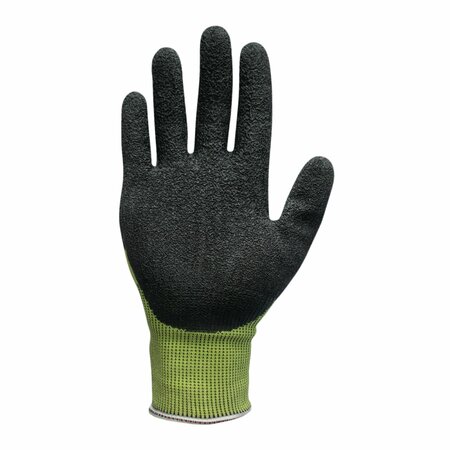 Traffi TG6250 LXT Cut A5 Crinkle Latex Glove, Size 7 TG6250-GR-7